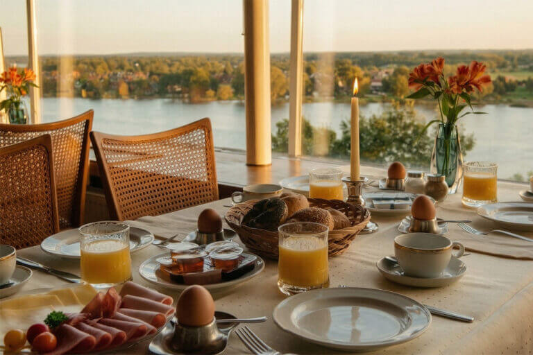 Frühstück im Hotel Bellevue