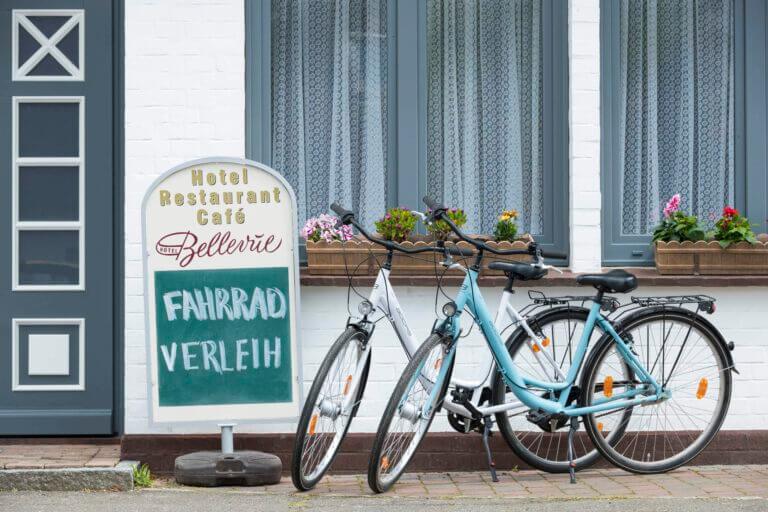 Fahrradverleih im Hotel Bellevue Lauenburg
