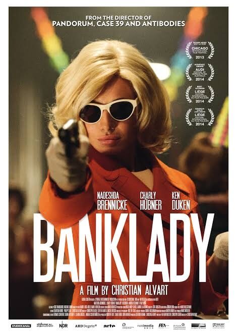 Poster Banklady Poster des Films Banklady, der teilweise im Hotel Bellevue gedreht wurde